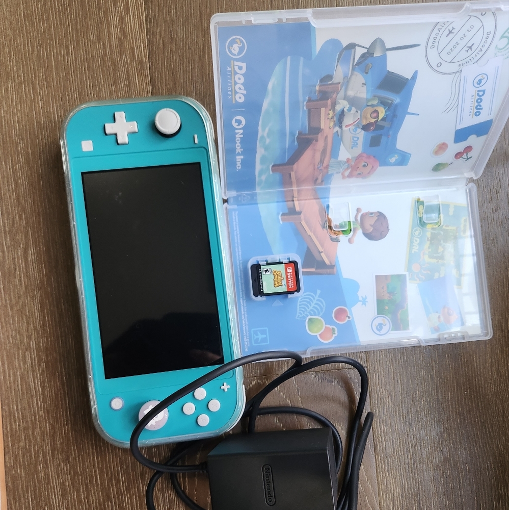 Nintendo Switch lite with game